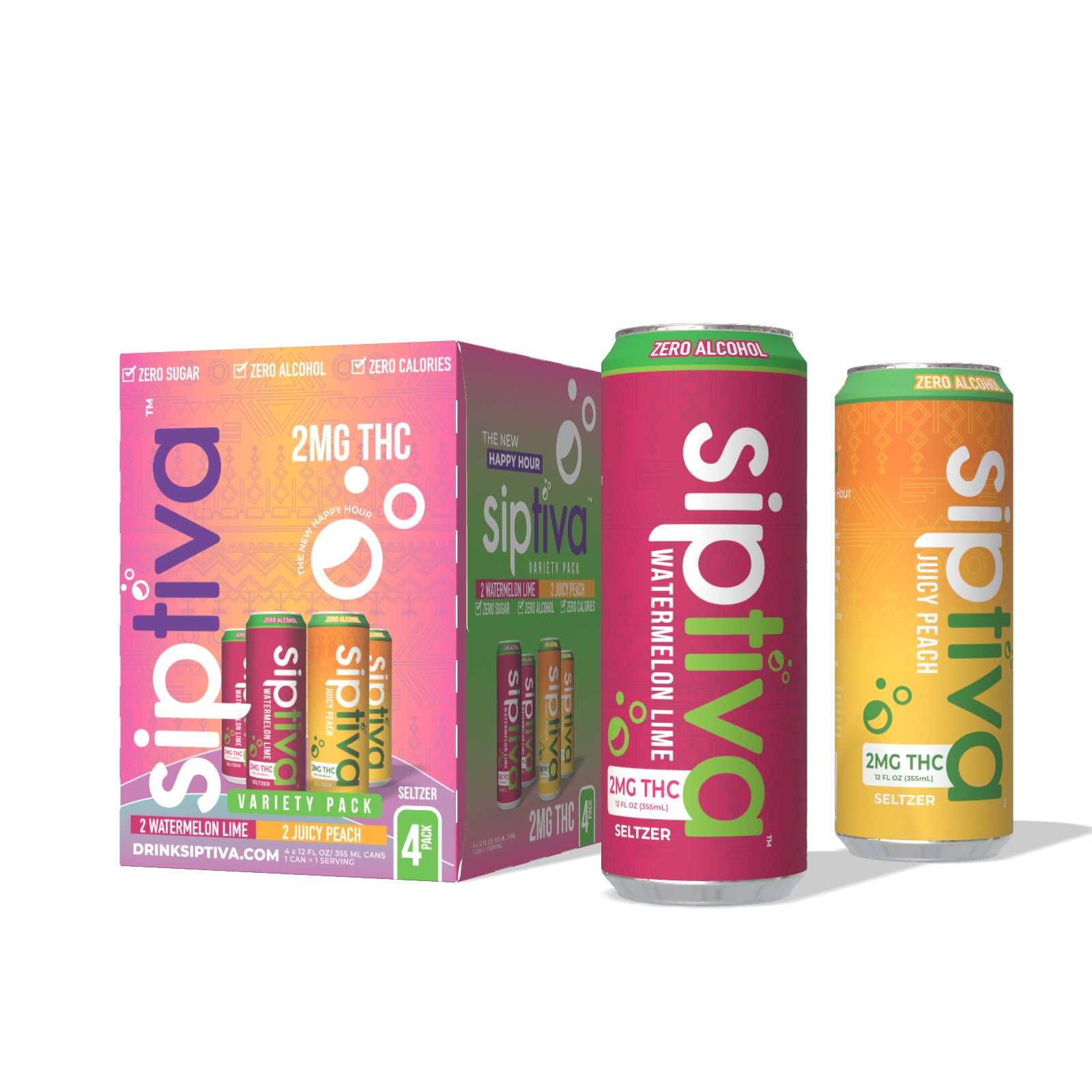 The Low Key Lit Variety Pack (4 Cans - 2mg)