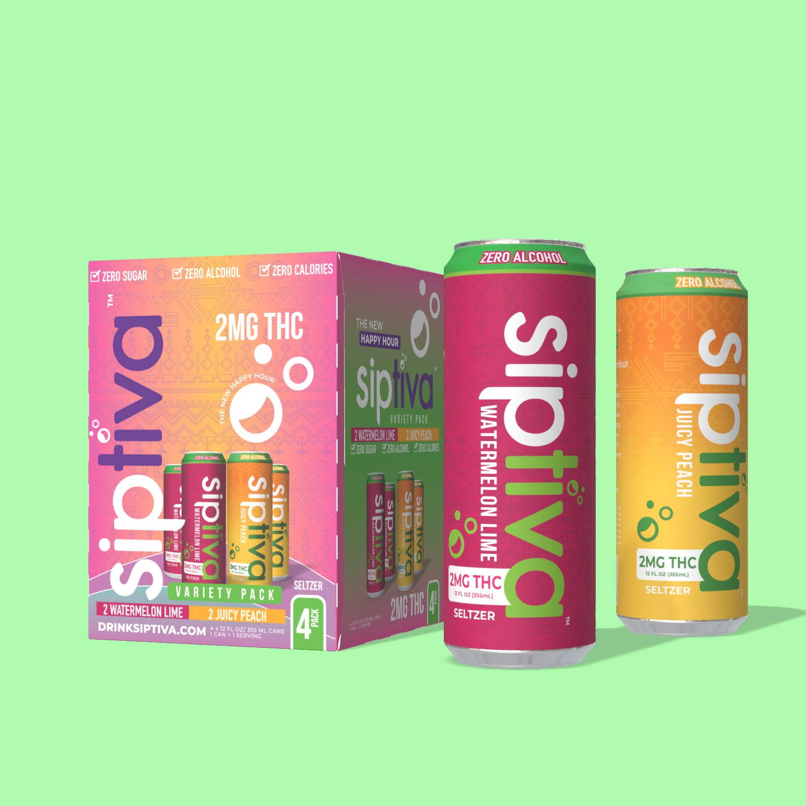 The Low Key Lit Variety Pack (4 Cans - 2mg)