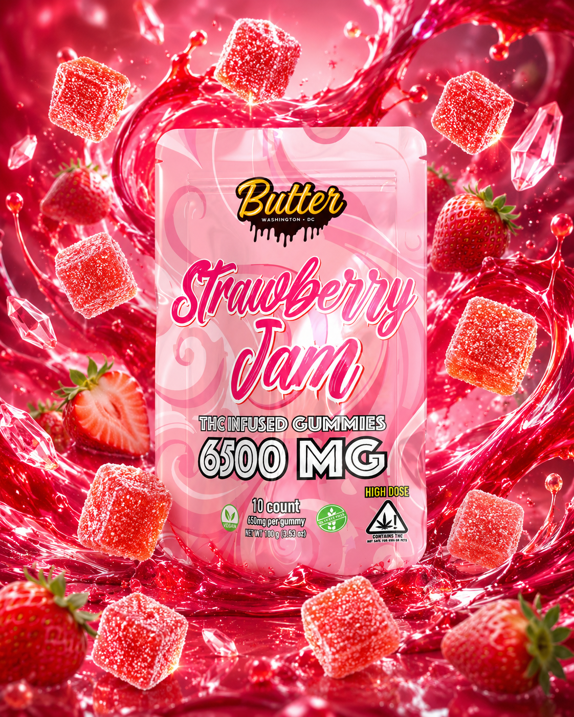 Butter Gummies - Power Packs (10 High Dose Gummies)