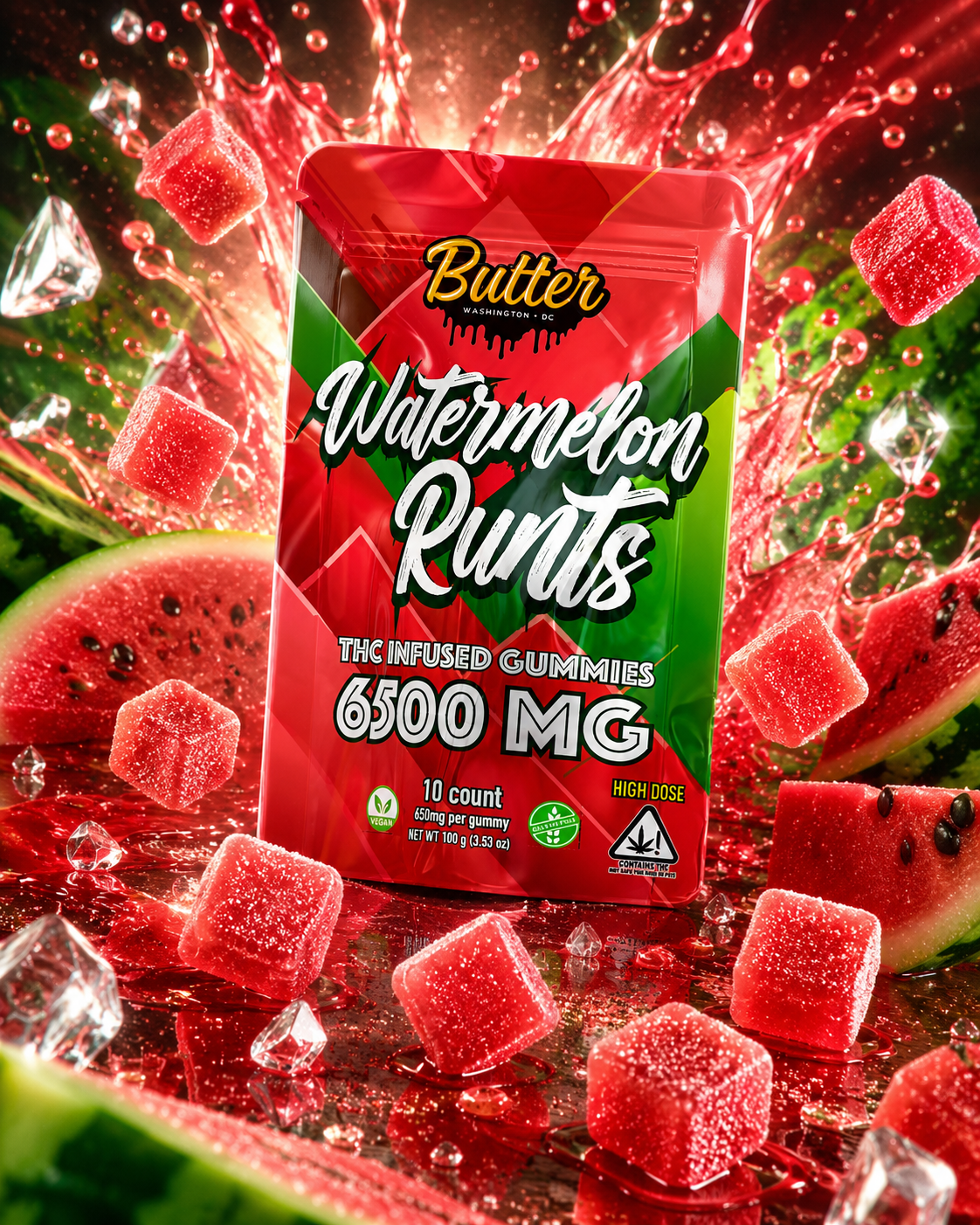 Butter Gummies - Power Packs (10 High Dose Gummies)