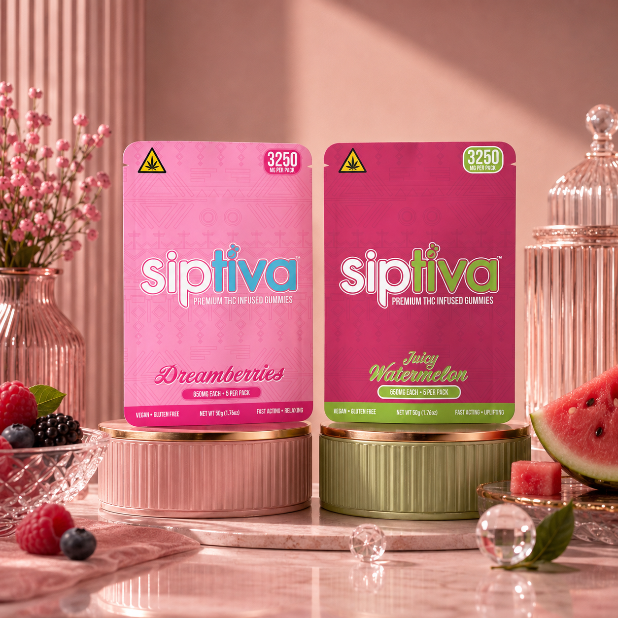 Siptiva Gummies - Elite Five (5 High Dose Gummies)
