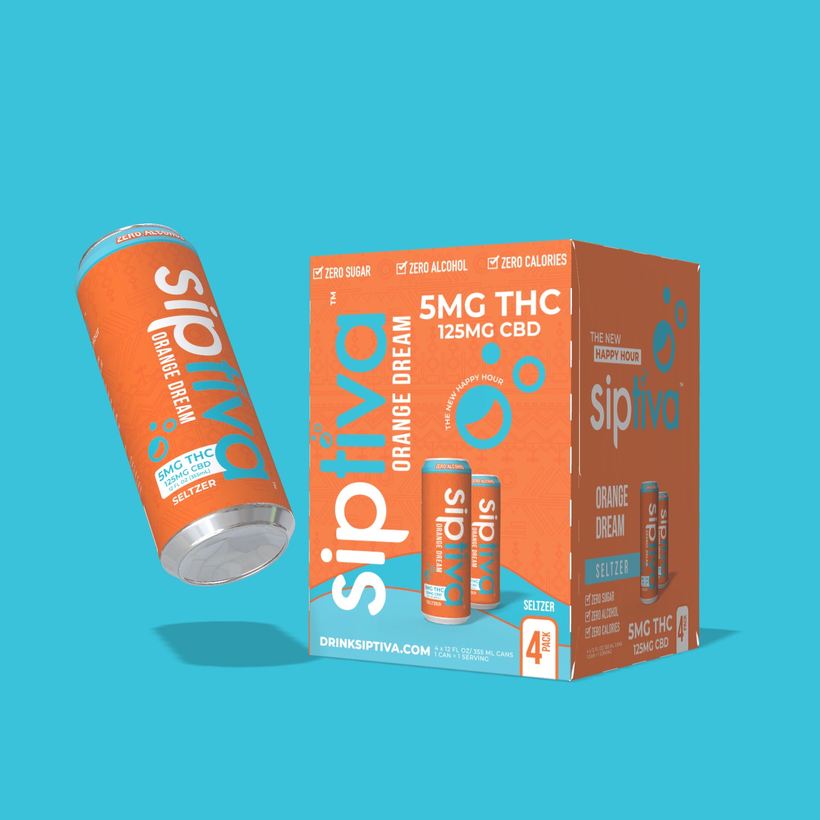 5mg Orange Dream - Sip Squad (4 Cans)